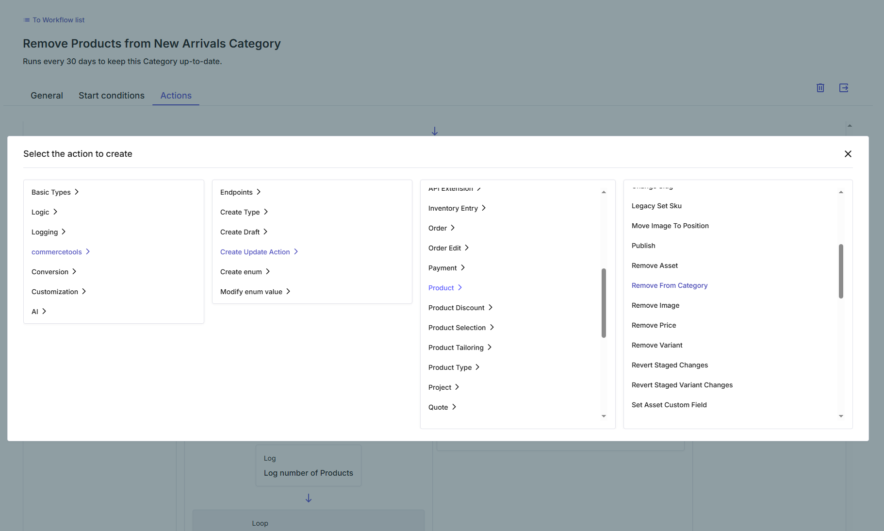 Lifecycle Management: Create, modify, and manage all of your commercetools resources.