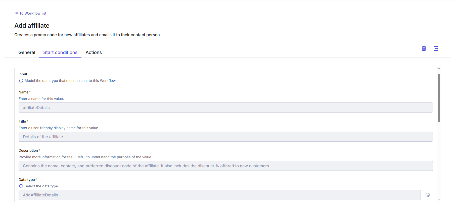 MCP Tools: Create Workflows which run when invoked by an LLM or other client.